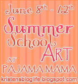 Summer School Art at PAJAMA MAMA